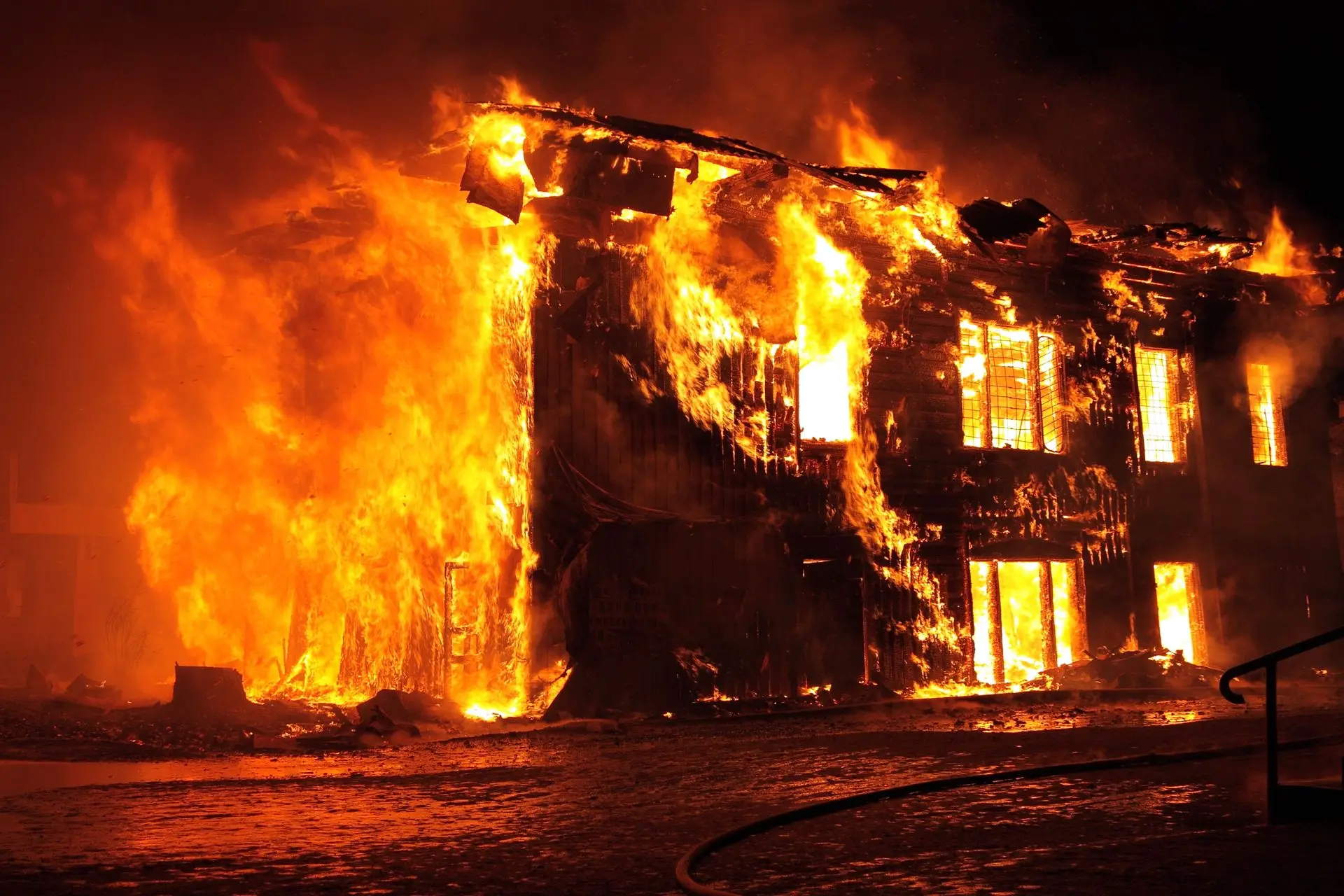 FIRE! Restoration Construction Efforts Begin at Shadow Wood Condos